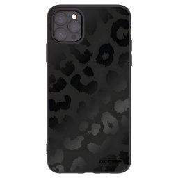 Fekete szilikon tok az alábbi mobiltelefonokra Apple iPhone 11 Pro Max - Midnight Leopard