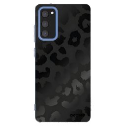 Átlátszó szilikon tok az alábbi mobiltelefonokra Samsung Galaxy S20 FE - Midnight Leopard