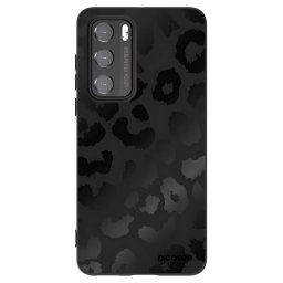Fekete szilikon tok az alábbi mobiltelefonokra Huawei P40 - Midnight Leopard