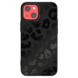 Fekete szilikon tok az alábbi mobiltelefonokra Apple iPhone 13 mini - Midnight Leopard