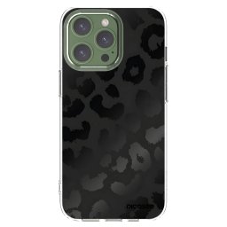 Átlátszó szilikon tok az alábbi mobiltelefonokra Apple iPhone 13 Pro - Midnight Leopard