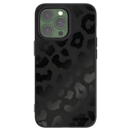 Fekete szilikon tok az alábbi mobiltelefonokra Apple iPhone 13 Pro - Midnight Leopard