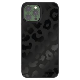 Fekete szilikon tok az alábbi mobiltelefonokra Apple iPhone 13 Pro Max - Midnight Leopard
