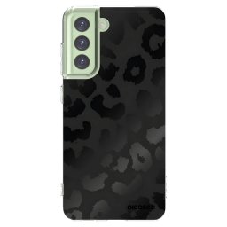 Átlátszó szilikon tok az alábbi mobiltelefonokra Samsung Galaxy S21 FE 5G - Midnight Leopard