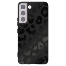 Fekete szilikon tok az alábbi mobiltelefonokra Samsung Galaxy S22 5G - Midnight Leopard