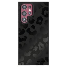 Fekete szilikon tok az alábbi mobiltelefonokra Samsung Galaxy S22 Ultra 5G - Midnight Leopard
