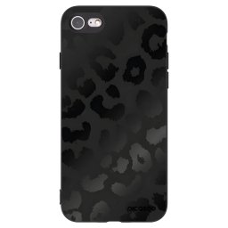 Fekete szilikon tok az alábbi mobiltelefonokra Apple iPhone SE 2022 - Midnight Leopard
