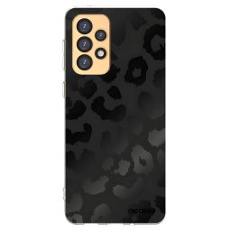 Átlátszó szilikon tok az alábbi mobiltelefonokra Samsung Galaxy A33 5G A336 - Midnight Leopard