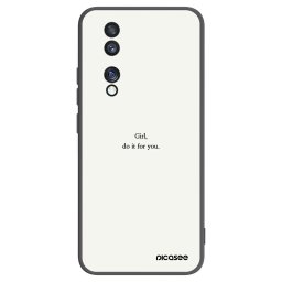 Fekete szilikon tok az alábbi mobiltelefonokra Honor 70 - Girl, do it for you