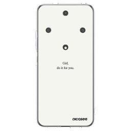 Átlátszó szilikon tok az alábbi mobiltelefonokra Honor Magic5 Lite 5G - Girl, do it for you