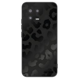 Fekete szilikon tok az alábbi mobiltelefonokra Xiaomi 13 - Midnight Leopard
