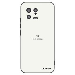 Fekete szilikon tok az alábbi mobiltelefonokra Xiaomi 13 - Girl, do it for you