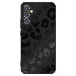 Fekete szilikon tok az alábbi mobiltelefonokra Samsung Galaxy A34 5G A346B - Midnight Leopard
