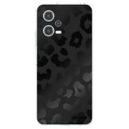 Átlátszó szilikon tok az alábbi mobiltelefonokra Xiaomi Redmi Note 12 5G - Midnight Leopard