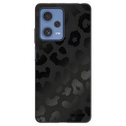 Fekete szilikon tok az alábbi mobiltelefonokra Xiaomi Redmi Note 12 Pro 5G - Midnight Leopard