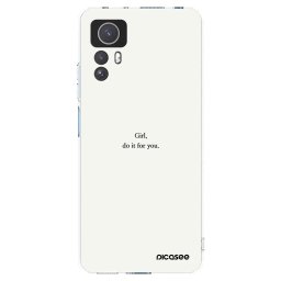 Átlátszó szilikon tok az alábbi mobiltelefonokra Xiaomi Redmi Note 12S - Girl, do it for you