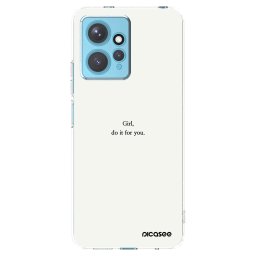 Átlátszó szilikon tok az alábbi mobiltelefonokra Xiaomi Redmi Note 12 4G - Girl, do it for you