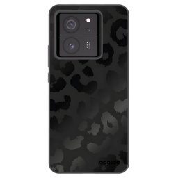 Fekete szilikon tok az alábbi mobiltelefonokra Xiaomi 13T - Midnight Leopard