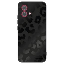 Fekete szilikon tok az alábbi mobiltelefonokra Motorola Moto G84 5G - Midnight Leopard