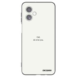 Fekete szilikon tok az alábbi mobiltelefonokra Motorola Moto G54 5G - Girl, do it for you