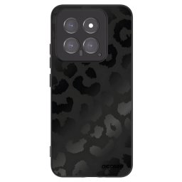 Fekete szilikon tok az alábbi mobiltelefonokra Xiaomi 14 - Midnight Leopard