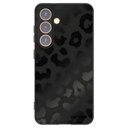 Fekete szilikon tok az alábbi mobiltelefonokra Samsung Galaxy S24 S921B 5G - Midnight Leopard