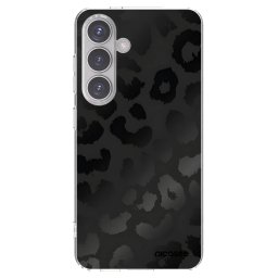 Átlátszó szilikon tok az alábbi mobiltelefonokra Samsung Galaxy S24 S921B 5G - Midnight Leopard