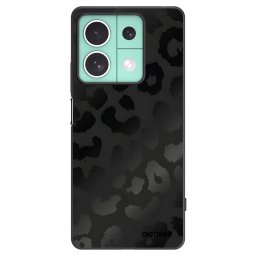 Fekete szilikon tok az alábbi mobiltelefonokra Xiaomi Redmi Note 13 5G - Midnight Leopard