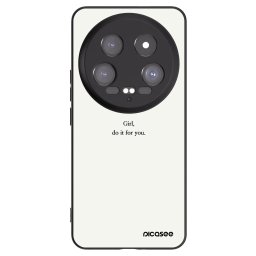 Fekete szilikon tok az alábbi mobiltelefonokra Xiaomi 14 Ultra - Girl, do it for you