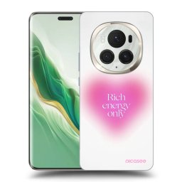 Fekete szilikon tok az alábbi mobiltelefonokra Honor Magic6 Pro - Rich Energy