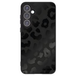 Fekete szilikon tok az alábbi mobiltelefonokra Samsung Galaxy A55 5G A556B - Midnight Leopard
