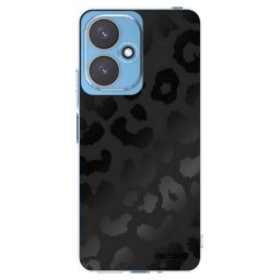 Átlátszó szilikon tok az alábbi mobiltelefonokra Xiaomi Redmi 13C 5G - Midnight Leopard