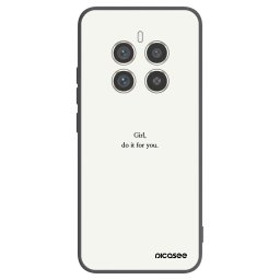 Fekete szilikon tok az alábbi mobiltelefonokra Realme 12 Pro 5G - Girl, do it for you