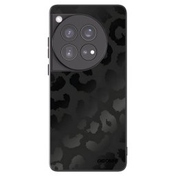 Fekete szilikon tok az alábbi mobiltelefonokra OnePlus 12 5G - Midnight Leopard