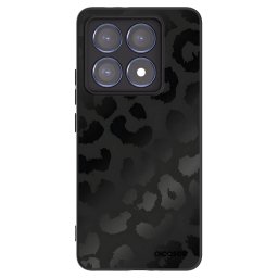 Fekete szilikon tok az alábbi mobiltelefonokra Xiaomi 14T Pro - Midnight Leopard