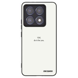 Fekete szilikon tok az alábbi mobiltelefonokra Xiaomi 14T Pro - Girl, do it for you