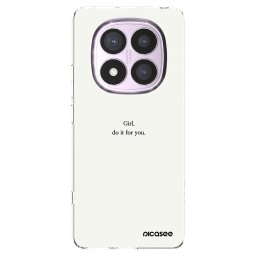 Átlátszó szilikon tok az alábbi mobiltelefonokra Xiaomi Redmi Note 14 Pro 5G - Girl, do it for you