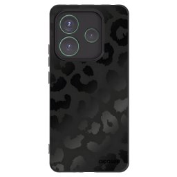 Fekete szilikon tok az alábbi mobiltelefonokra Xiaomi Redmi Note 14 5G - Midnight Leopard