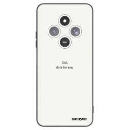 Fekete szilikon tok az alábbi mobiltelefonokra Xiaomi Redmi 14C - Girl, do it for you