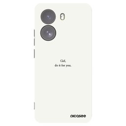Fekete szilikon tok az alábbi mobiltelefonokra Xiaomi Poco X7 - Girl, do it for you