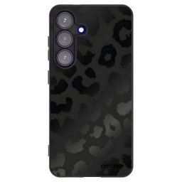 Fekete szilikon tok az alábbi mobiltelefonokra Samsung Galaxy S25 5G - Midnight Leopard