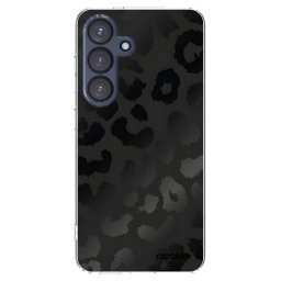 Átlátszó szilikon tok az alábbi mobiltelefonokra Samsung Galaxy S25 5G - Midnight Leopard