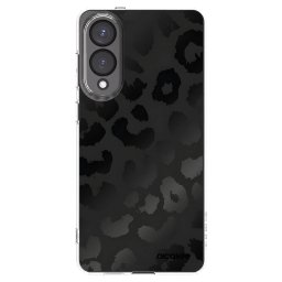 Átlátszó szilikon tok az alábbi mobiltelefonokra Samsung Galaxy S25 Edge 5G - Midnight Leopard