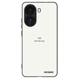 Fekete szilikon tok az alábbi mobiltelefonokra Xiaomi Poco X7 Pro 5G - Girl, do it for you