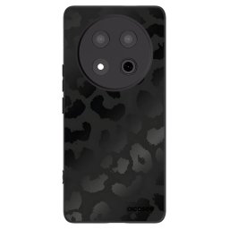 Fekete szilikon tok az alábbi mobiltelefonokra Honor Magic7 Lite 5G - Midnight Leopard
