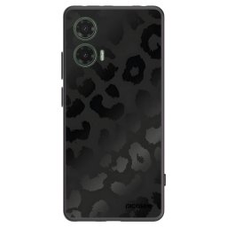 Fekete szilikon tok az alábbi mobiltelefonokra Motorola Moto G35 5G - Midnight Leopard