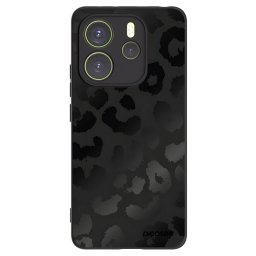 Fekete szilikon tok az alábbi mobiltelefonokra Xiaomi Redmi Note 14 4G - Midnight Leopard