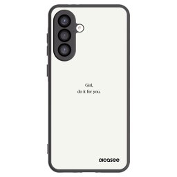 Fekete szilikon tok az alábbi mobiltelefonokra Samsung Galaxy A26 5G A266B - Girl, do it for you