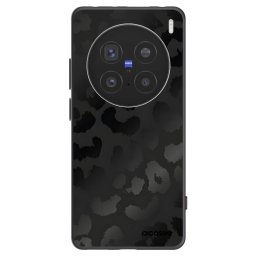 Fekete szilikon tok az alábbi mobiltelefonokra Vivo X200 Pro - Midnight Leopard
