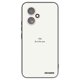 Fekete szilikon tok az alábbi mobiltelefonokra Honor 400 5G - Girl, do it for you